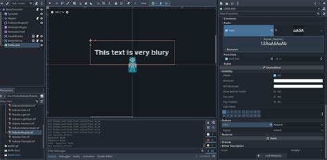 It also has facilities for editing code, such as syntax highlighting support and multiple levels of undoredo. . Godot rich text label font